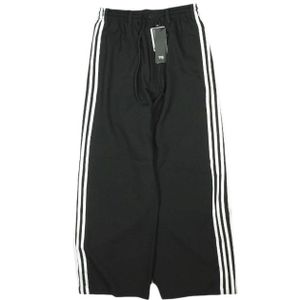 Y-3 와이쓰리 25AW 스포츠 유니폼 와이어 팬츠 3-스트라이프스 JW7353 XS 블랙 요지 야마모토 아디다스 와이드 트랙 팬츠 바텀스【중고】【Y-3】