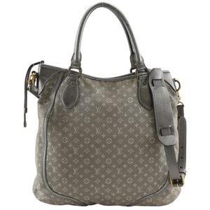 루이 비통 LOUIS VUITTON 부자스 앙주르 핸드백 2WAY 숄더 M95622 모노그램 미니 란 플라티늄 2008년 그레이 SR3088 크로스백, 숄더백, 손잡이, 2WAY, A4 사이즈, 지퍼 Buzas Anjoule 여성용【중고】