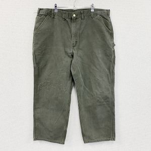 노브랜드 페인터 팬츠 덕 팬츠 지퍼 플라이 커스텀 카키 빈티지