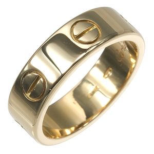 Cartier Love ring, size 10, K18 yellow gold, approximately 6.78g, women's [pre-owned]