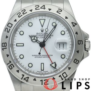 Rolex Explorer II 16570(F) Stainless Steel Men's Watch, White, Refurbished, 2004 Model, Excellent Condition [Used]