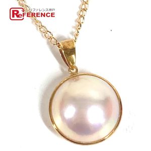 TASAKI Gold K18 18K Pearl top Necklace