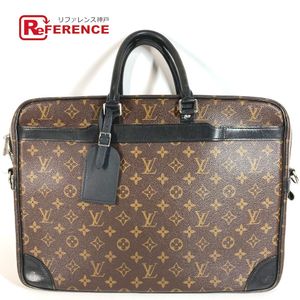 LOUIS VUITTON TR4101 Monogram Macassar Port Document Voyage GM Business Bag