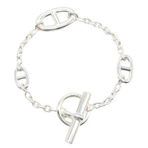 【中古】 エルメス HERMES ブレスレット フャランドール LG ブレスレット 腕回り16.5㎝ シルバー925 フャランドール LG ブレスレット レディース Used A