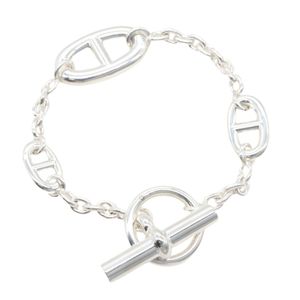 【中古】 エルメス HERMES ブレスレット シェーヌダンクルファランドール ブレスレット 腕回り14.5㎝ シルバー925 シェーヌダンクルファランドール ブレスレット