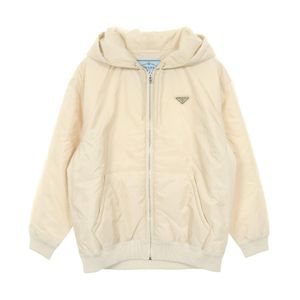 [Used] Prada PRADA Blouson Re-Nylon Lightweight Hooded Padded Zip-Up Jacket Nylon Jacket Women's Unused