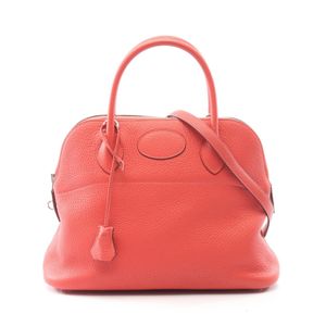 [Used] Hermes HERMES Handbag Bolide 31 Rose Jaipur Leather Bolide 31 Rose Jaipur Women's Used A