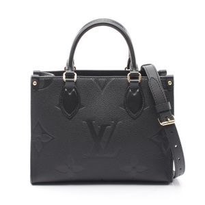 [Used] Louis Vuitton LOUIS VUITTON Handbag OnTheGo PM 2WAY M45653 Noir Leather OnTheGo PM Women's Used A