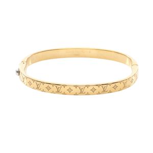 [Used] Louis LOUIS VUITTON Nanogram GP (Gold Plated) Bracelet for Women - Used A