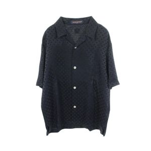 【중고】 루이 비통 LOUIS VUITTON 그래픽 자카드 오픈 칼라 반팔 RM252M WYK HTS72W 레이온 반팔 셔츠 남성용 Used A