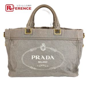PRADA Canapa Logo Handbag