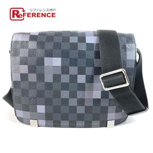 LOUIS VUITTON CA4178 Damier Graphite Pixel District PM Shoulder Bag