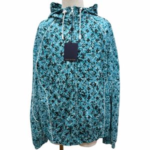 全新未使用商品 □LOUIS VUITTON ) 23AW Monogram 印花風衣夾克 藍色 52碼 義大利製造 正品 男士