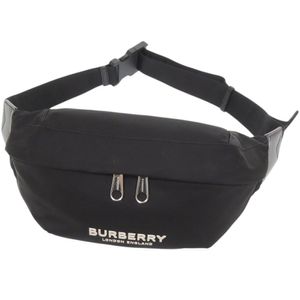 버버리 바디백 블랙 웨이스트백 검정 1449【중고】BURBERRY