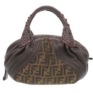 Excellent condition Fendi Mini Spy Bag Leather Braun Handbag 1440 [Used] FENDI