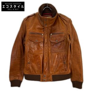 Avirex 6161012 Brown Horsehide Leather Jacket, Size M [Used]