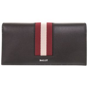 미사용품 발리 BALIRO.DSH 레더 블랙 레드 장지갑 검정 0719【중고】BALLY 남성용