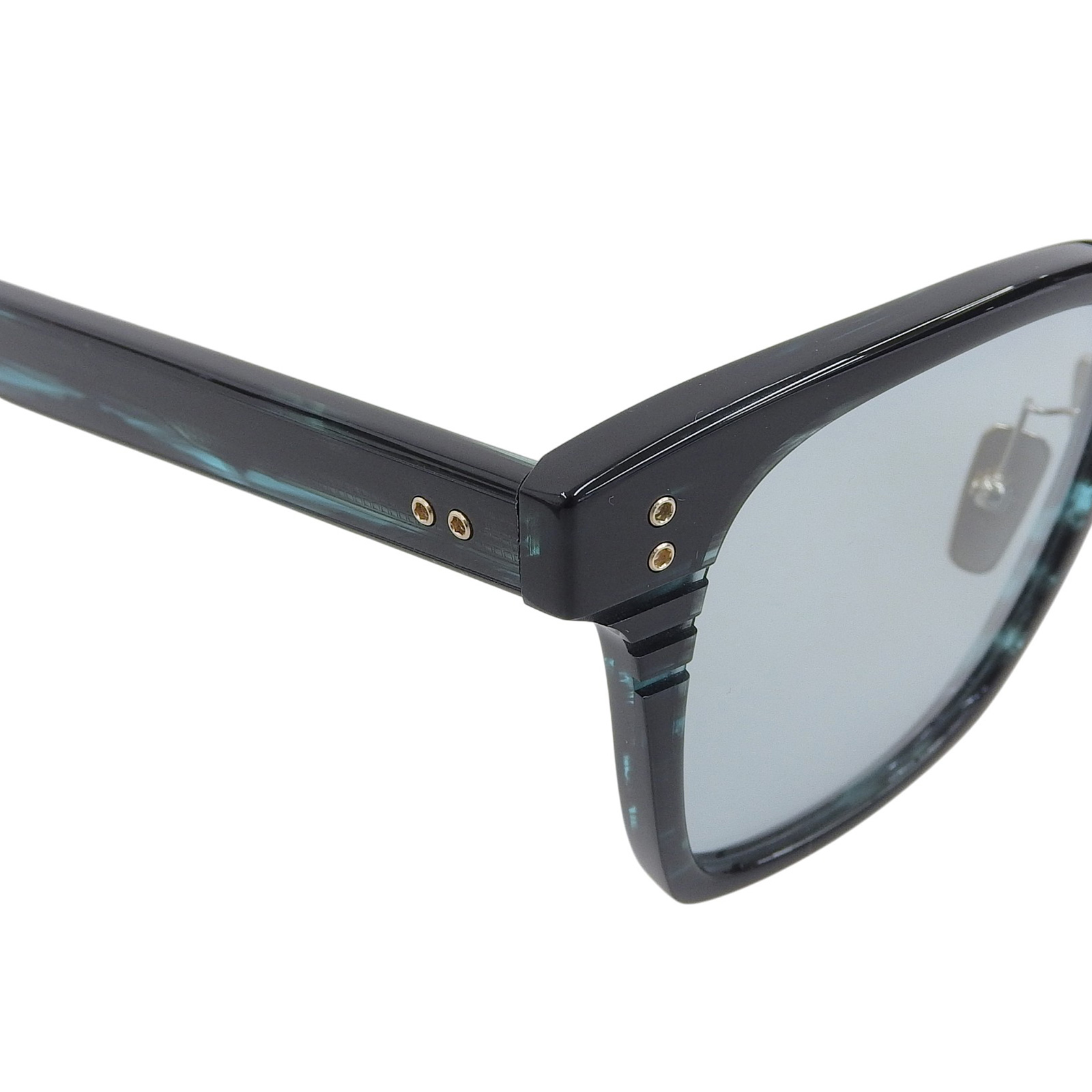 Unused △ DITA DTS732 CEDAROTH-ONE Square Frame Sunglasses, Green