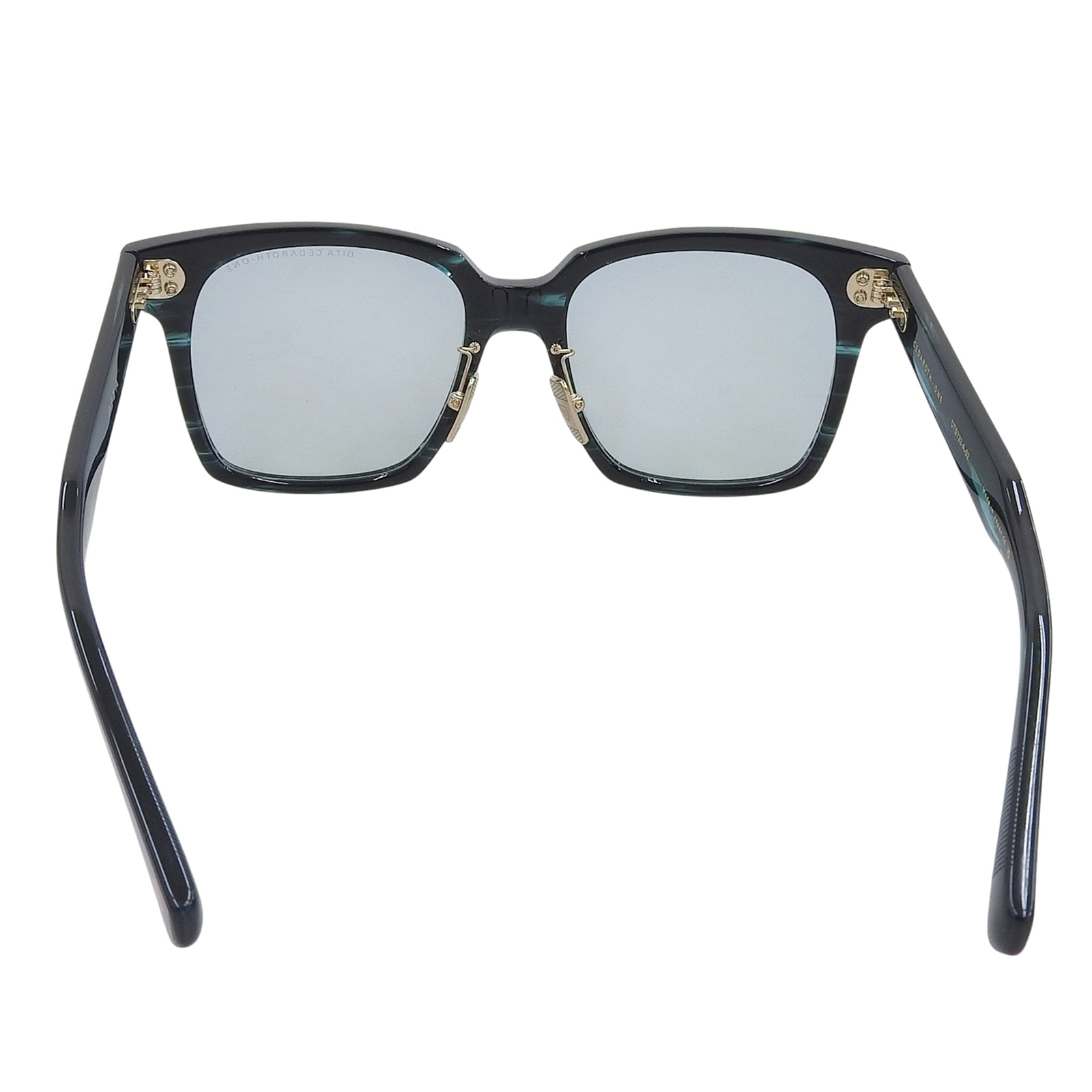 Unused △ DITA DTS732 CEDAROTH-ONE Square Frame Sunglasses, Green