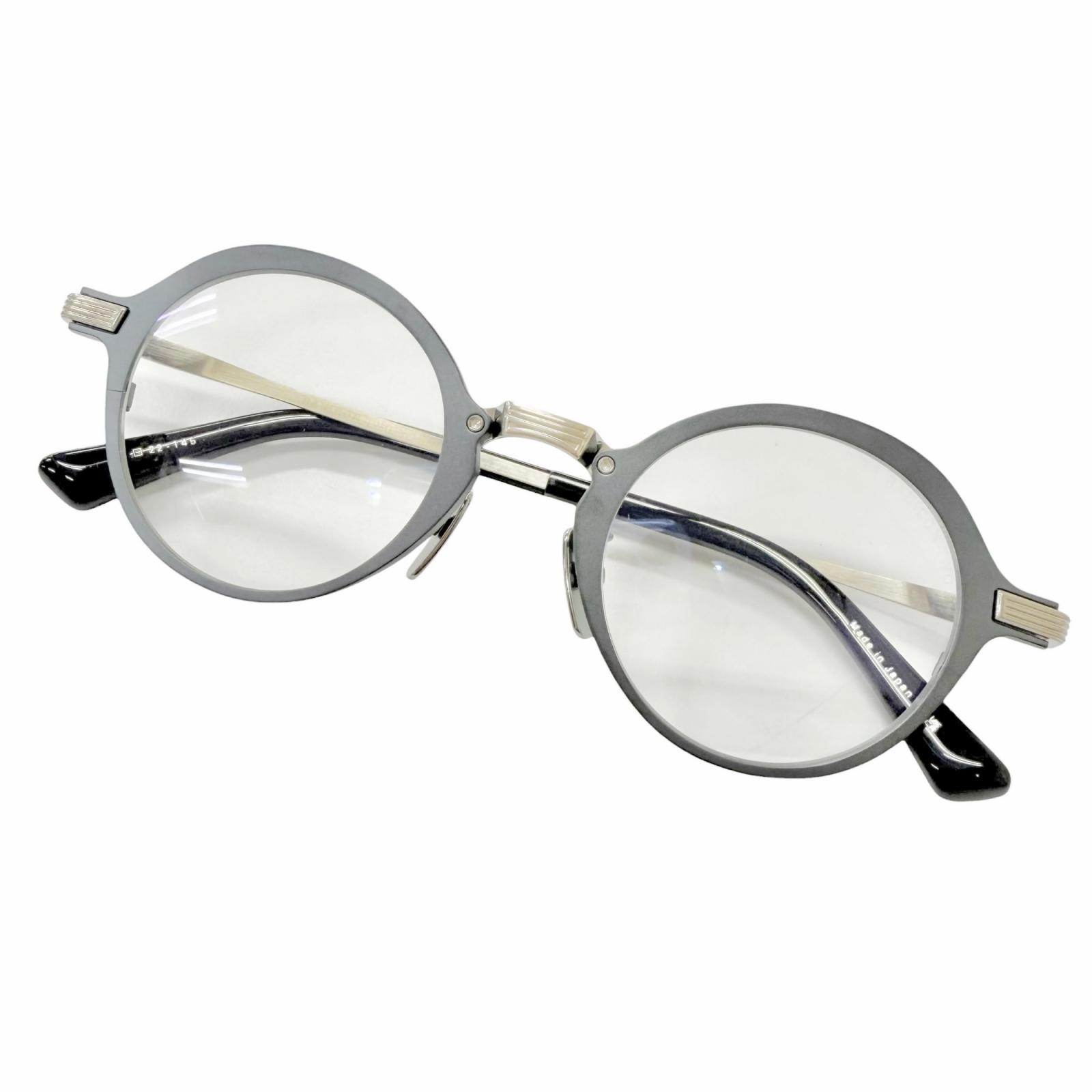 Unused △ DITA DTX462 EYMORI Rimless Glasses Eyewear Black Silver