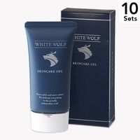 【10本セット】オールインワンスキンケア ホワイトウルフ メンズ スキンケア 男性用 50g/約1カ月分) 医薬部外品 化粧品