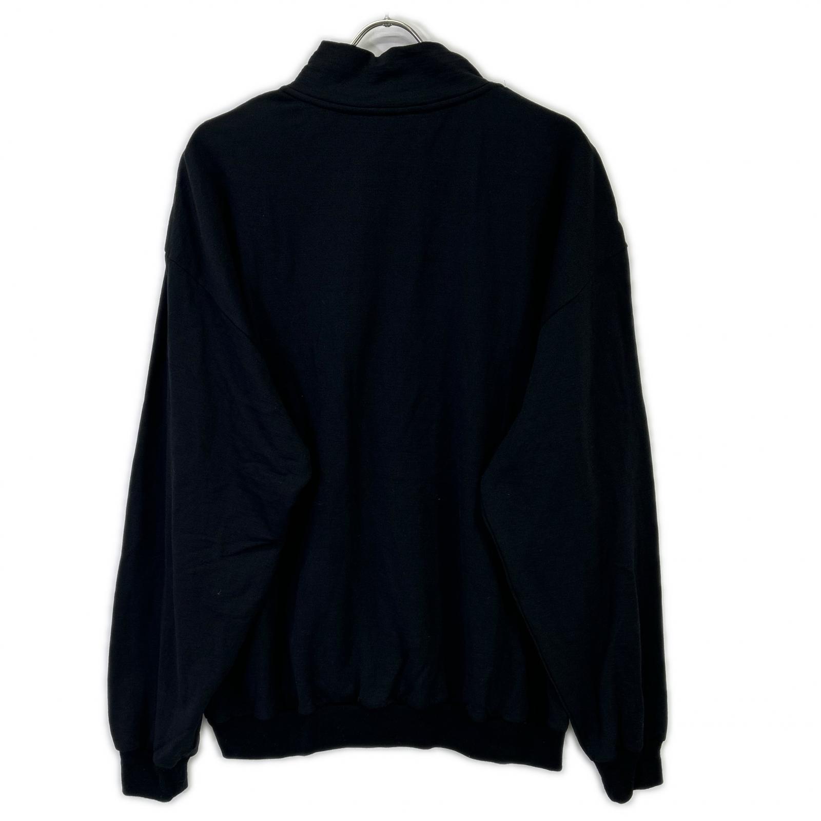 Auralee A25AP01WU Black Light Wool Sweat Half Zip 5[Used] | 日本