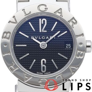 ブルガリ ブルガリブルガリ ウォッチ 23mm Bvlgari Bvlgari 23mm BB23SS/BB23BSSD/N SS レディース時計 ブラック 仕上げ済 美品 【中古】