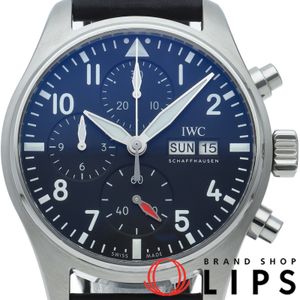 インターナショナルウォッチカンパニー IWC パイロットウォッチ クロノグラフ 41 Pilots Watch Chronograph 41 IW388111 箱 保証書 SS/革 メンズ時計 ブラック 仕上げ済 美品 【中古】