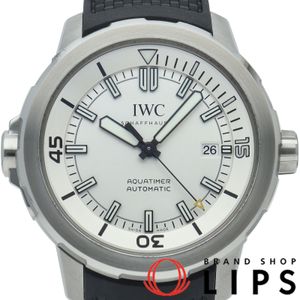 インターナショナルウォッチカンパニー IWC アクアタイマー オートマティック Aquatimer Automatic IW329003 箱 保証書 SS/ラバー メンズ時計 ホワイト 美品 【中古】