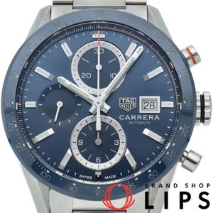 タグ・ホイヤー カレラ キャリバー16 クロノグラフ ブルー Carrera Calibre 16 Chronograph CBM2112.BA0651 箱 SS メンズ時計 ブルー 仕上げ済 美品 【中古】