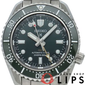 セイコー プロスペックス ダイバースキューバ 1968 メカニカル GMT Prospex Diver Scuba SBEJ009/6R54-00D0 箱 保証書 SS メンズ時計 グリーン 美品 【中古】