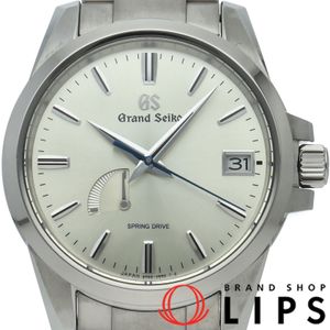 セイコー グランドセイコー スプリングドライブ 39mm Grand Seiko Spring Drive SBGA279/9R65-0BG0 箱 保証書 チタン メンズ時計 シルバー 仕上げ済 美品 【中古】
