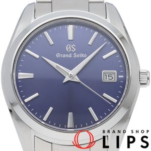 セイコー グランドセイコー クォーツ 37mm ブルー ヘリテージコレクション Grand Seiko Quartz SBGX065/9F62-0AB0 箱 SS メンズ時計 ブルー 仕上げ済 美品 【中古】