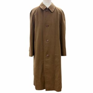 Excellent condition ▼ Aquascutum 100% pure cashmere long-length trench coat, Color, Braun 38, made in England, men's business attire ◎