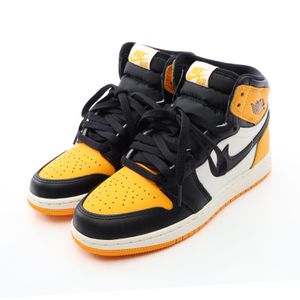 [Used] Nike GS Air Jordan 1 Retro High OG Kids 575441-711 Leather Sneakers Women's Unused