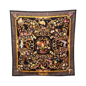 【二手】愛馬仕 HERMES 絲巾 Carre 90 PIERRES d'Orient et d'OCCIDENT 女士絲巾