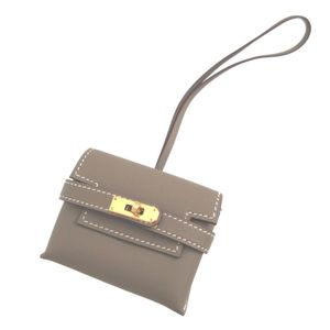 全新未使用愛馬仕 Kelly Festival Swift Etoupe K 印章（2025 年生產）包飾鑰匙圈 1451 [二手] 愛馬仕
