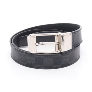 【二手】路易威登 (Louis LOUIS VUITTON)西雅圖 Damier Graphite 皮帶 M6834T 其他男士皮帶 A
