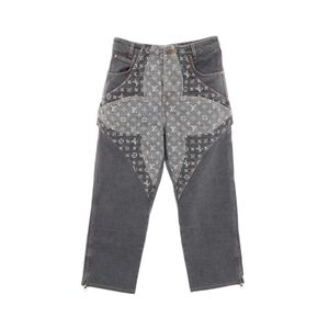 [Used] Louis Vuitton LOUIS VUITTON Denim Pants Monogram Flower RM232 Y92 HPD92W Cotton Denim Pants Men's Used A