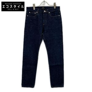 A.P.C. 0721 Indigo Button Fleece Jean Standard Size 30 [Used]