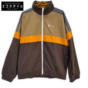 Adidas x Human Made HA9998 Brown x Orange Windbreaker Jacket, Size M (Used)