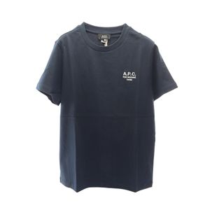 [Used] A.P.C. Short-Sleeve T-Shirt COHBU Logo Embroidery M26388COHBUTIQS Cotton T-Shirt Unisex New