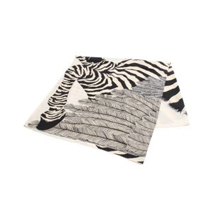 [二手] 愛馬仕 HERMES 圍巾 Carre Geant Carre 140 ZEBRA PEGASUS 絲綢 Carre Geant 女士二手 B