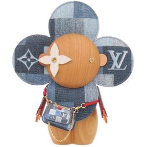 루이 비통 비비엔느 모노그램 데님 GI0382 우드/모노그램 데님 블루 오브제 파란색 LV 0157【중고】LOUIS VUITTON