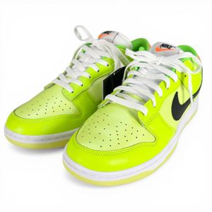 Unused ▲NIKE FJ4610-702 DUNK LOW SE GLOW IN THE DARK Leather Low-Cut Sneakers VOLT 29cm Men's