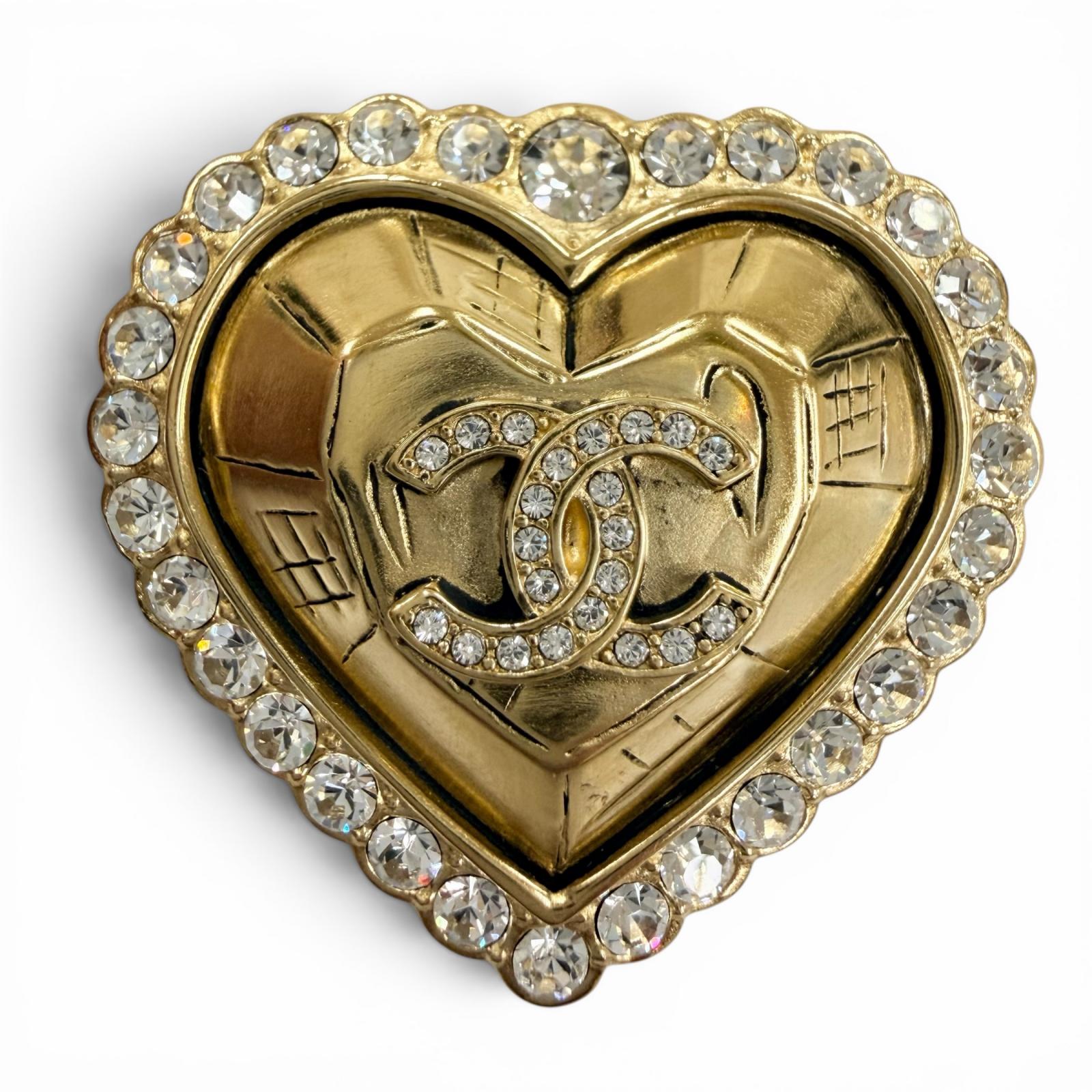 Lacroix Monogram Brooch Christian Lacroix Bijou Heart [Used] 日本