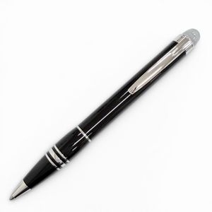 極美品△MONTBLANC モンブラン スターウォーカー レジン ホワイトスター ツイスト式 ボールペン ブラック シルバー ドイツ製 メンズ 筆記確認済み オススメ◎