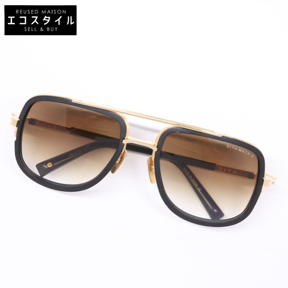 DITA ディータ DTS412-A-01 MACH-S アビエーター 55□20-127 DITA DTS412-A-01 MACH-S Aviator 55□20-127 [Used] | 日本二手精品