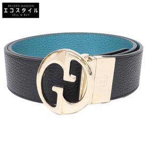 Gucci 450000 CAO2G GG 搭扣雙面皮革包 80・32 [二手]