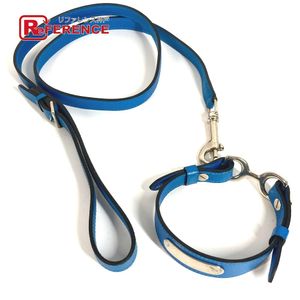 HERMES Pavane Dog Color& Leash Set (pair )